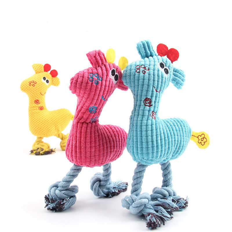 Boneca de cachorro brinquedo imagem Animal brinquedo para animais de estimação treinamento aliviar o tédio Molar resiste