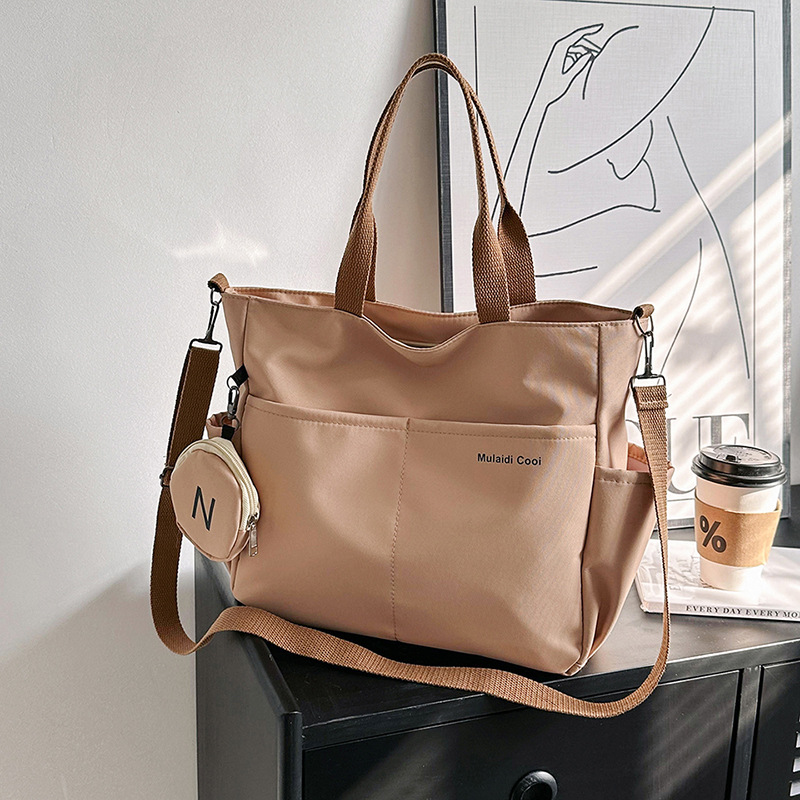 Bolsa De Ombro Impermeável De Tecido Oxford , Sacola De Grande Capacidade , crossbody , Mochila De Classe De Estudante V