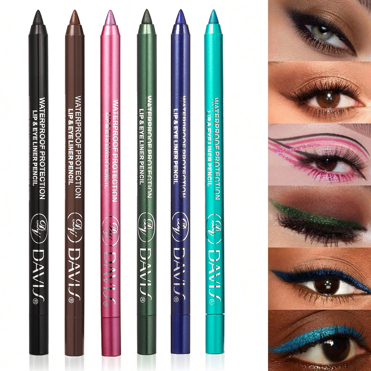 Novo Trendy Lápis de Sombra Multifuncional Lápis Iluminador Monocromático Lápis de Olhos Perolado Brilhante Lápis Gel