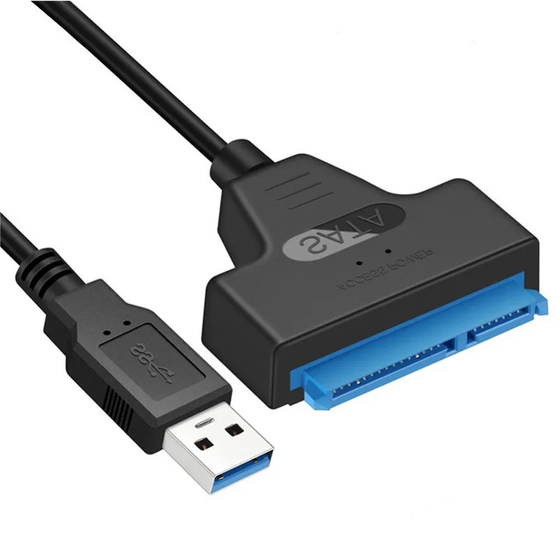 Adaptador Sata Para USB 3.0 De Até 6 Gbps Acessórios De Laptop De 2.5 Polegadas Disco Rígido SSD Externo Cabo De 22 Pino