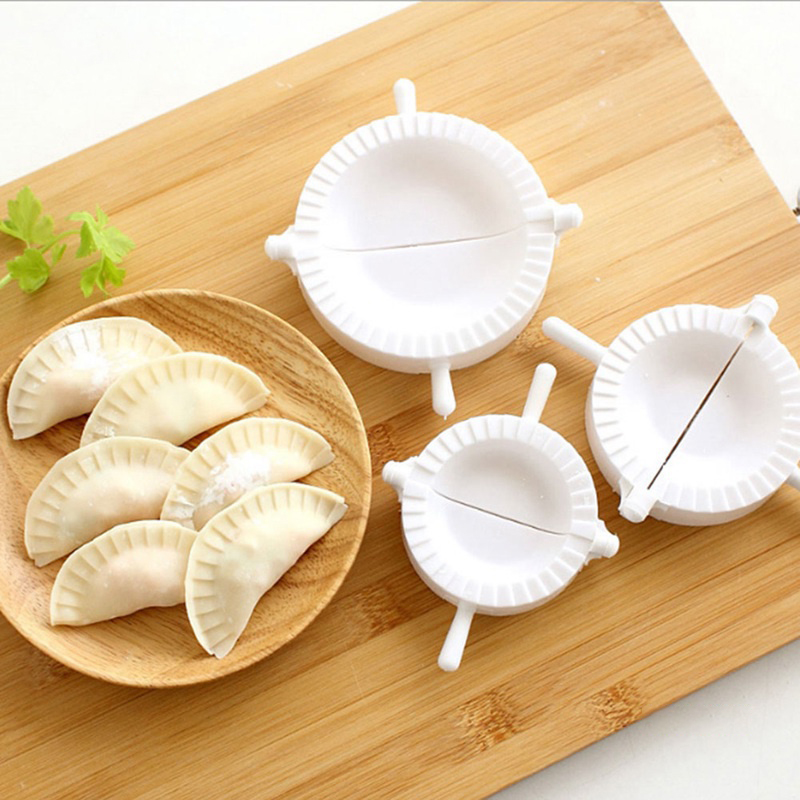 Conjunto de Moldes para Pasteis - 3 peças, prensa para Ravioli, Empanada e Massas.