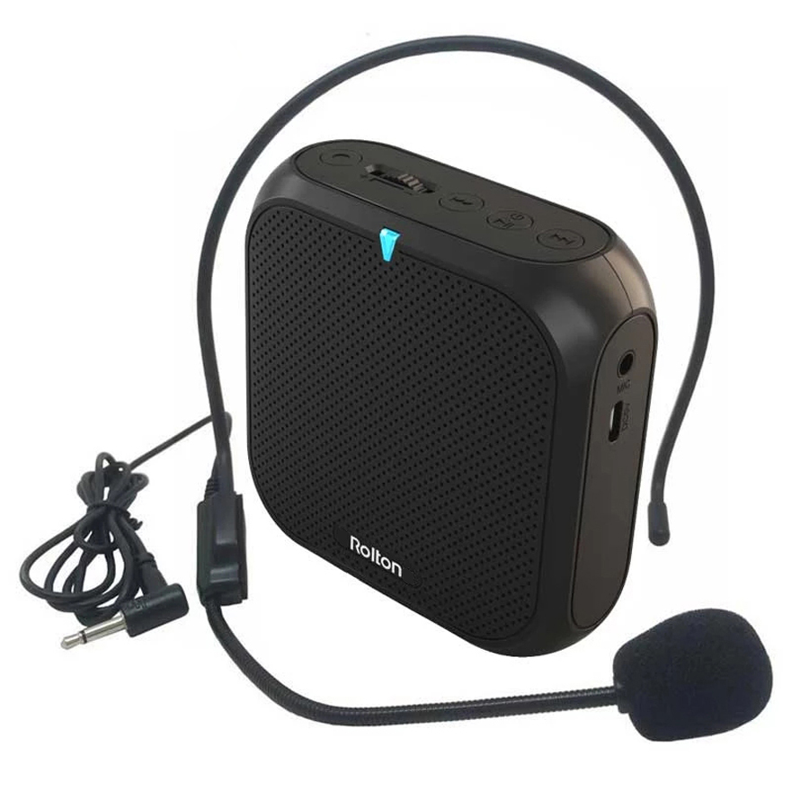 [Shopee Choice] Microfone Usado Na Cabeça , Alto-Falante , Amplificador De Voz , Gravador , Mini Com Fio