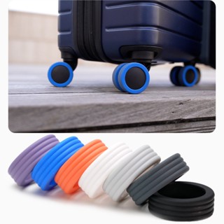 Capas Protetoras Para Rodas De Bagagem Com 8 Pacotes : Rodízios De Silicone Amortecimento ...