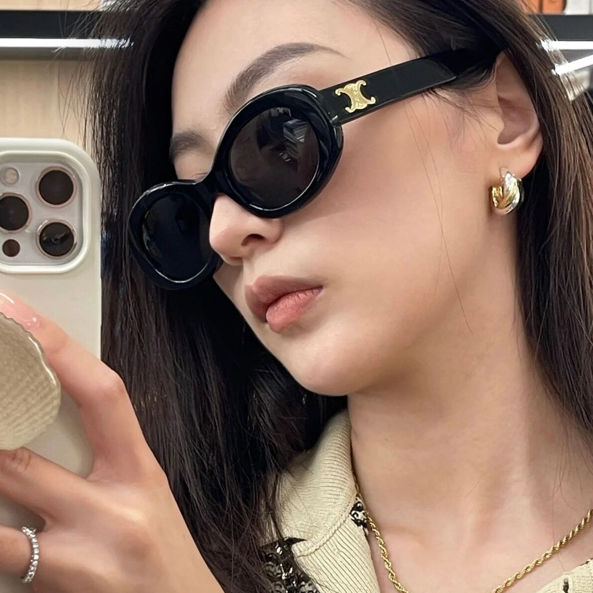 Óculos De Sol Femininos Retrô Olho De Gato – Tons Premium Anti-UV Glam Ins Para Festas Noturnas E Streetwear