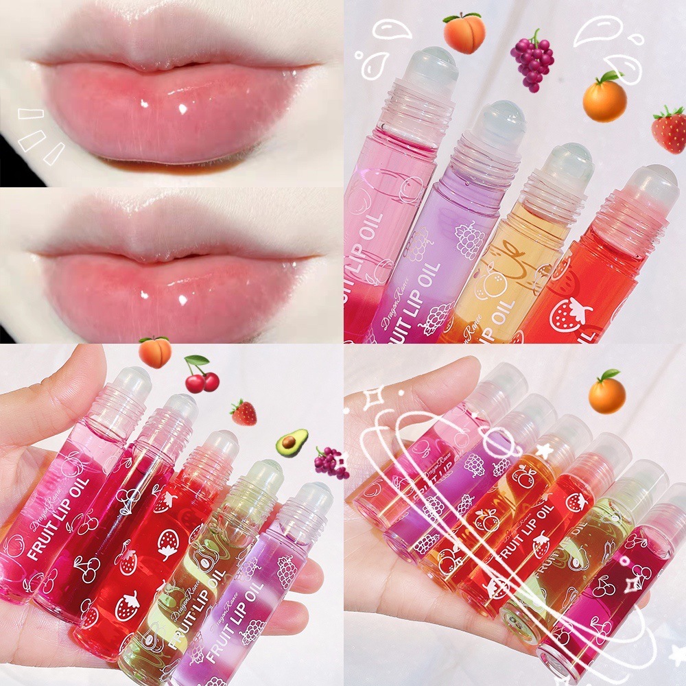 Hidratante líquido hidratante roll-on boca óleo Anti-secagem incolor transparente cuidados com os lábios roll-on óleo la