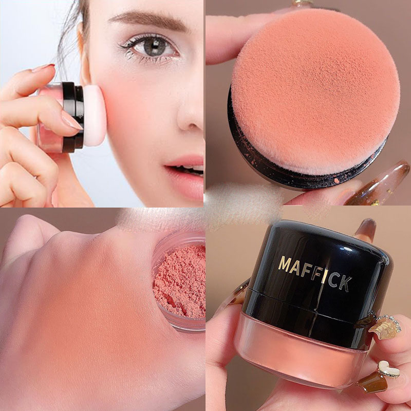 Vitality Blush Blush Pó em Pó Amigo da Pele Almofada de Cor Macia Blush Contorno Até o Tom...