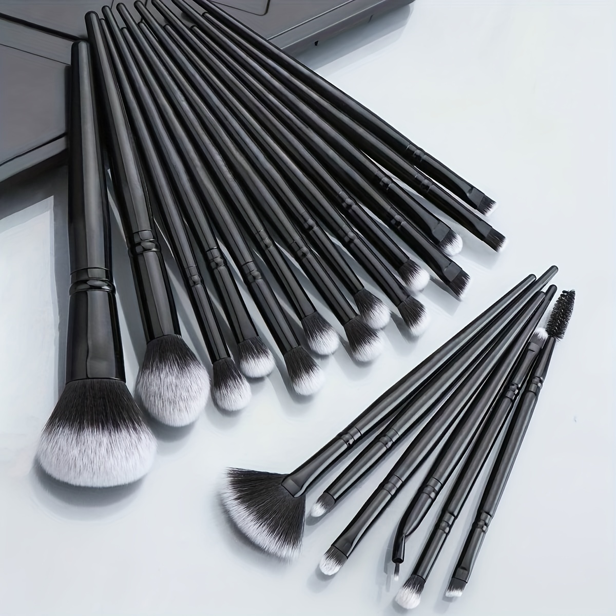 Conjuntos De Escovas De Maquiagem , 20pcs Escova Cosmética Clássica Multifuncional Para Fornecimento Cômoda Em Pó Creme