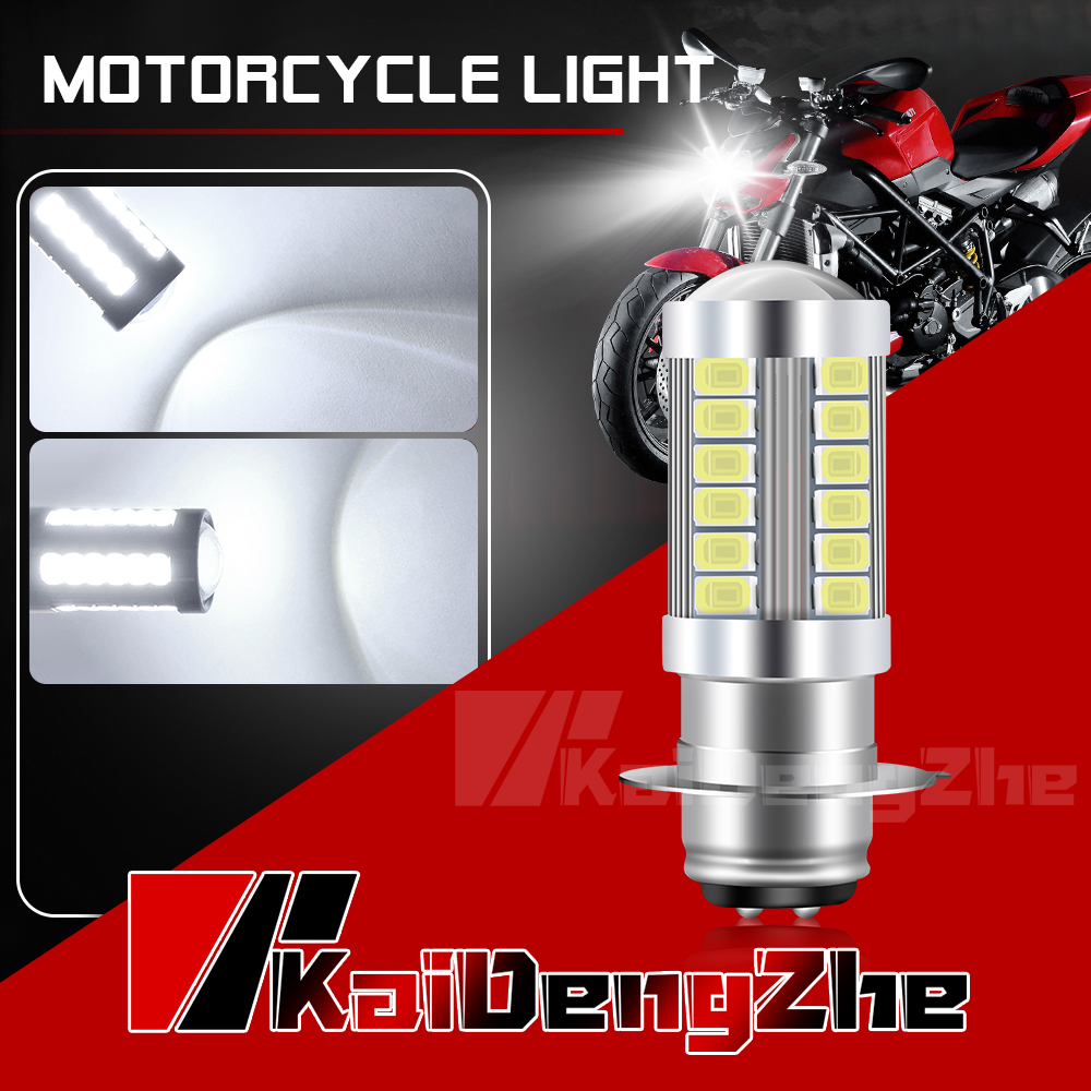 33SMD Branco LED Farol De Neblina Para Motocicleta H2/P15D/T19 PX15D Lâmpada De