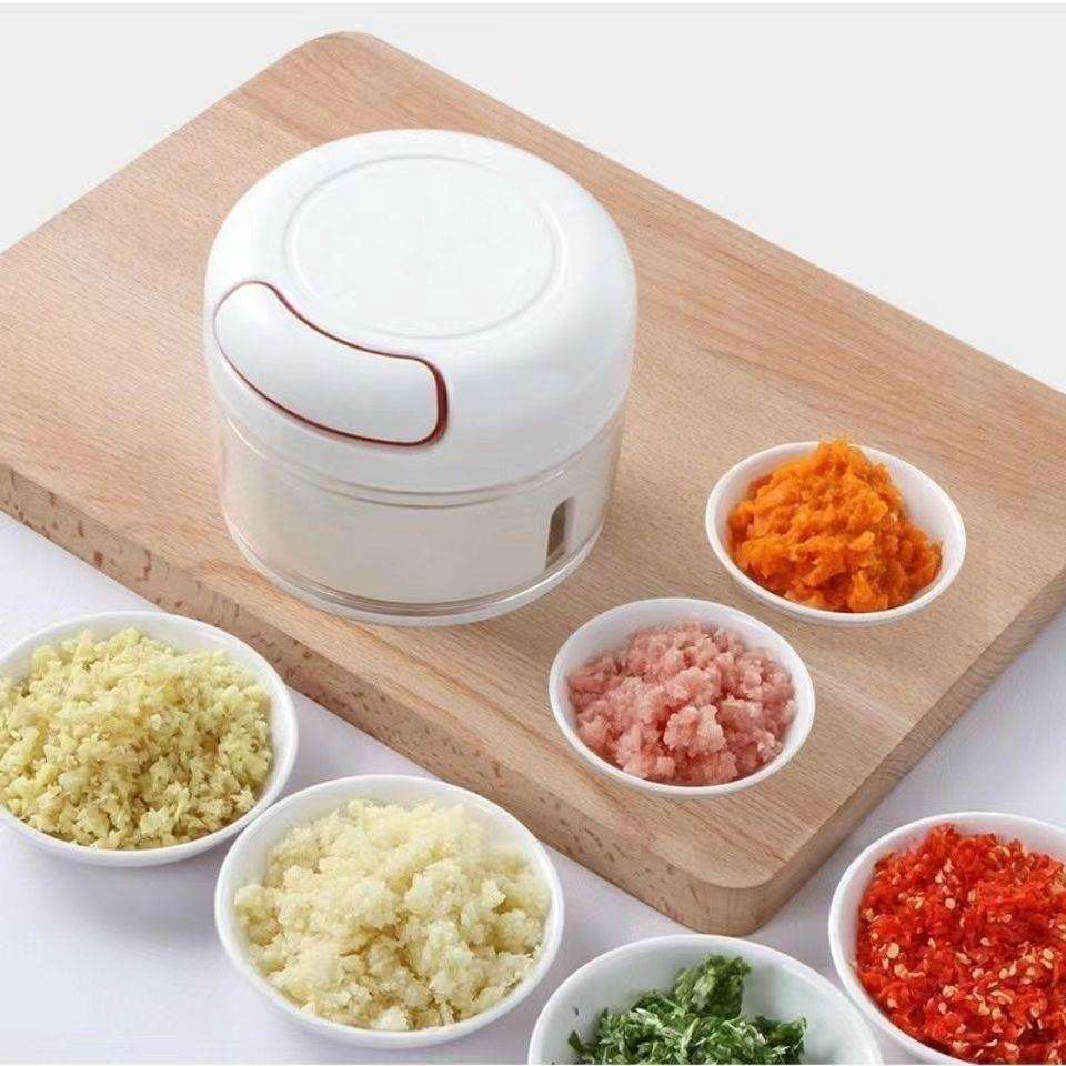 mini Triturador De Alho De Venda A Quente Doméstico Ferramenta De Cozinha Picador De Legumes Lâmina De Aço Inoxidável