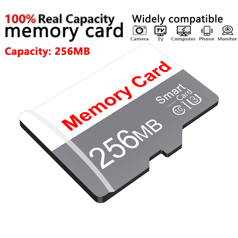 Cartão Micro SD TF De Memória Classe 10 Alta Velocidade 4GB 2GB 1GB 512MB 256MB Capacidade Real Para Câmera Celular Tabl