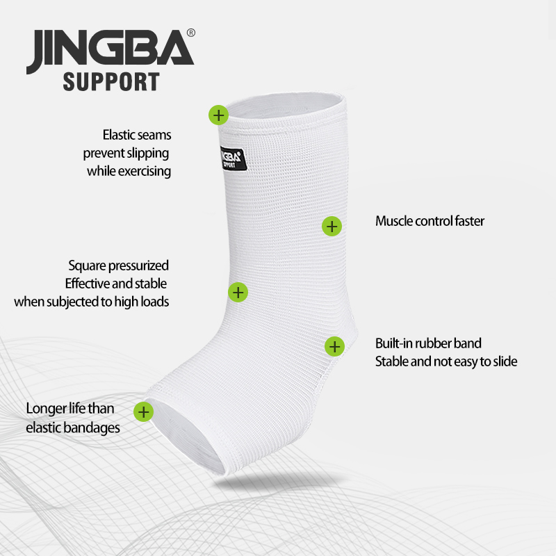 Tendência Nova 1 Par de Suporte para Tornozelo Compressivo e Respirável, Ideal para Basquete, Corrida, Ciclismo e