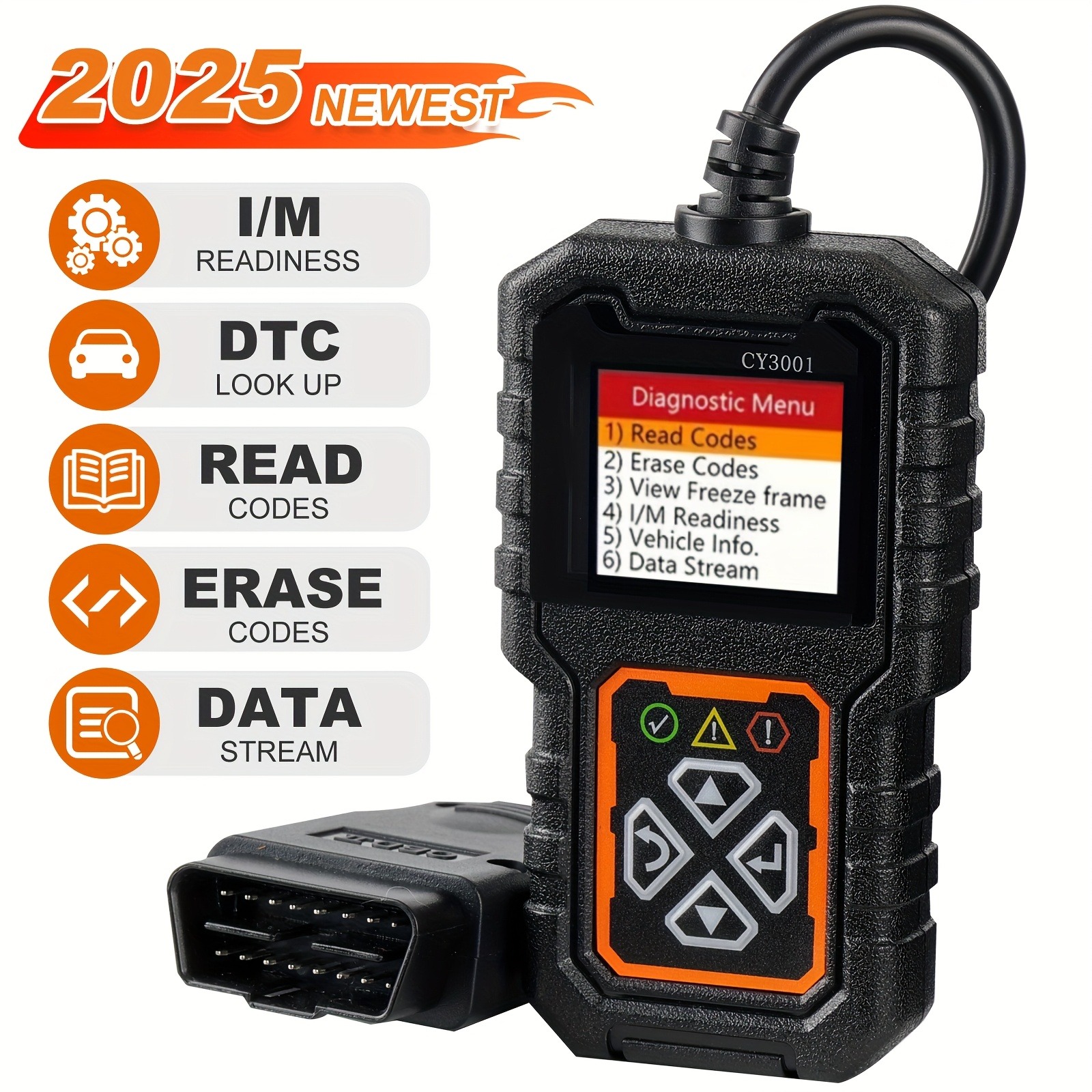 Scanner OBD2-Ferramenta De Diagnóstico Para Ler E Apagar Falhas Do Motor Todos Os Carros OBD II Desde 1996