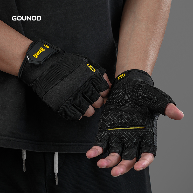 Luvas De Fitness Gounod, Luvas Para Levantamento De Peso, Luvas Antiderrapantes E Resisten...