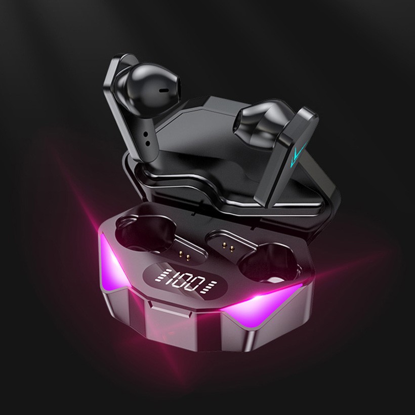 X15 Pro TWS Bluetooth Earbuds Stereo Surround Gaming Microfone Com Cancelamento De Ruído Sem Atraso