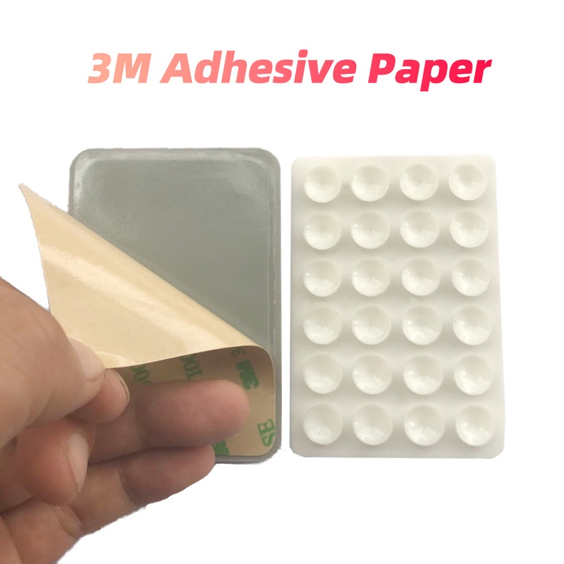 Suporte Multifuncional De Silicone Para Telefone-Ventosa Com Design Antiderrapante Montagem Na Parede