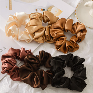 Conjunto de 6 Peças de Cabelo Satin Scrunchy com Flor de Borracha, Acessórios de Venda por...