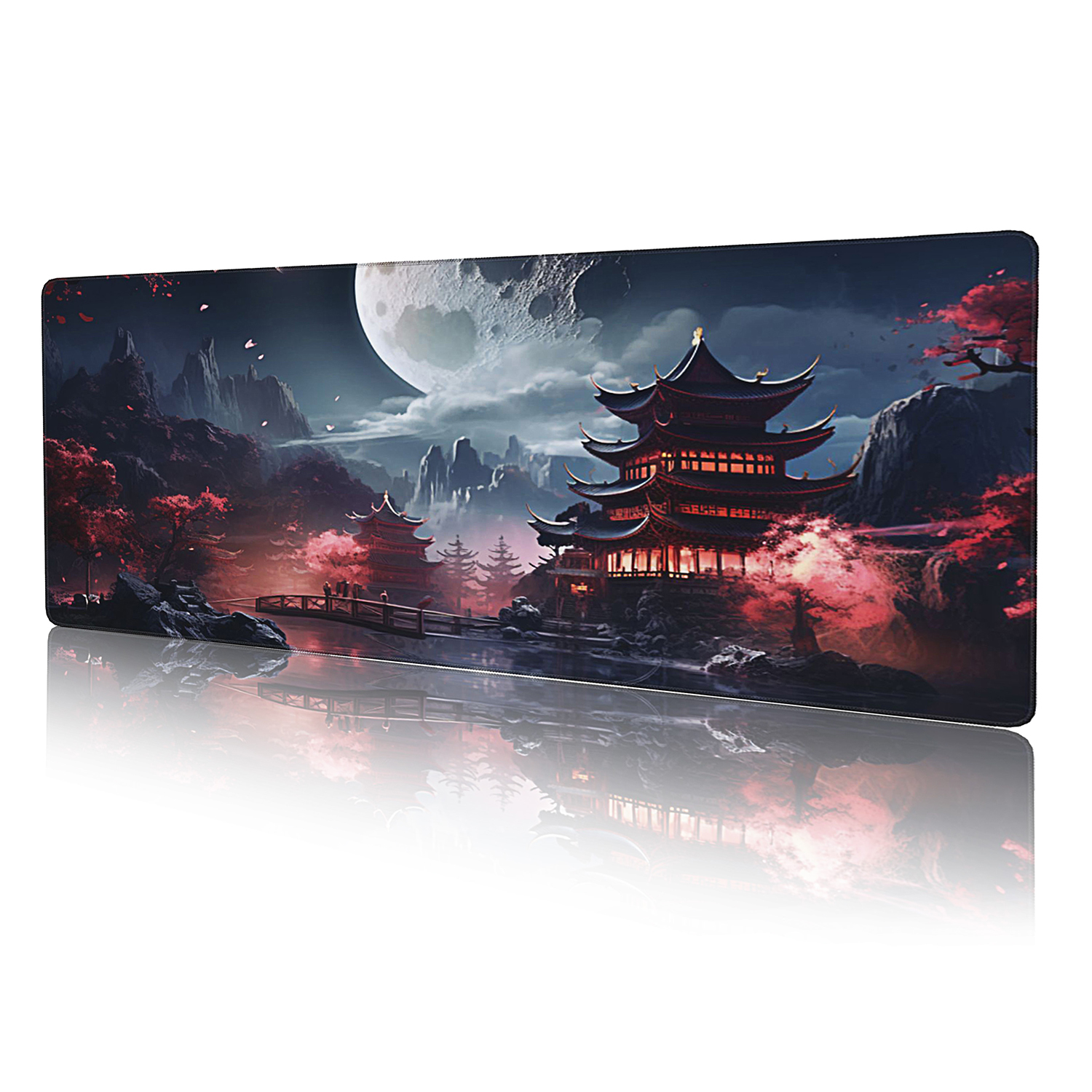 Tapete de mouse para jogos XL com base antiderrapante e leitor de cartões USB-C OTG para telefones e câmeras