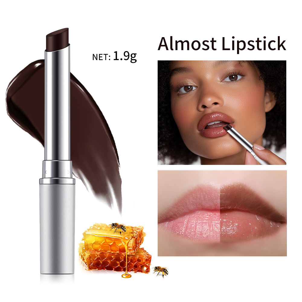 Bálsamo Labial Black Honey , Hidratante E Com Vitamina Mel em Oferta na Shopee