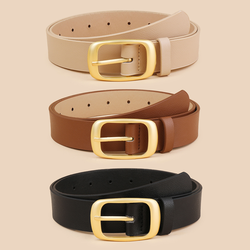 Cinto de Moda Ladies Trendy Fashion Belt Qualidade Fivela de Liga Decoração PU