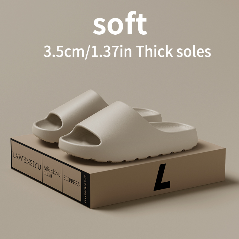 Sandálias Masculinas Antiderrapantes De EVA Antiodor , Sapatos Leves Para Uso Doméstico E Externo