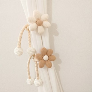 Fecho De Pérola Flor Tieback Cortina Clip Kids Room Porta Cortinas Pendurados Costas Acess...