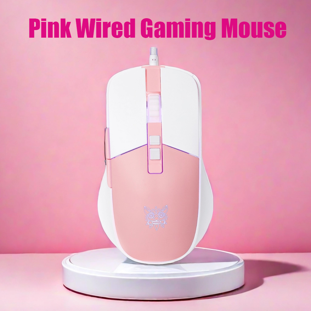  RGB CW916 Mouse Gaming com Fio, Mouse Óptico USB para Computador com …