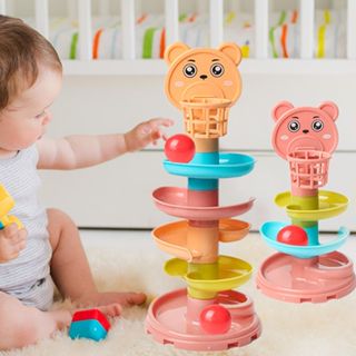 Conjunto de Brinquedos de Bola Rolante para Aprendizado e Entretenimento de Crianças com P...