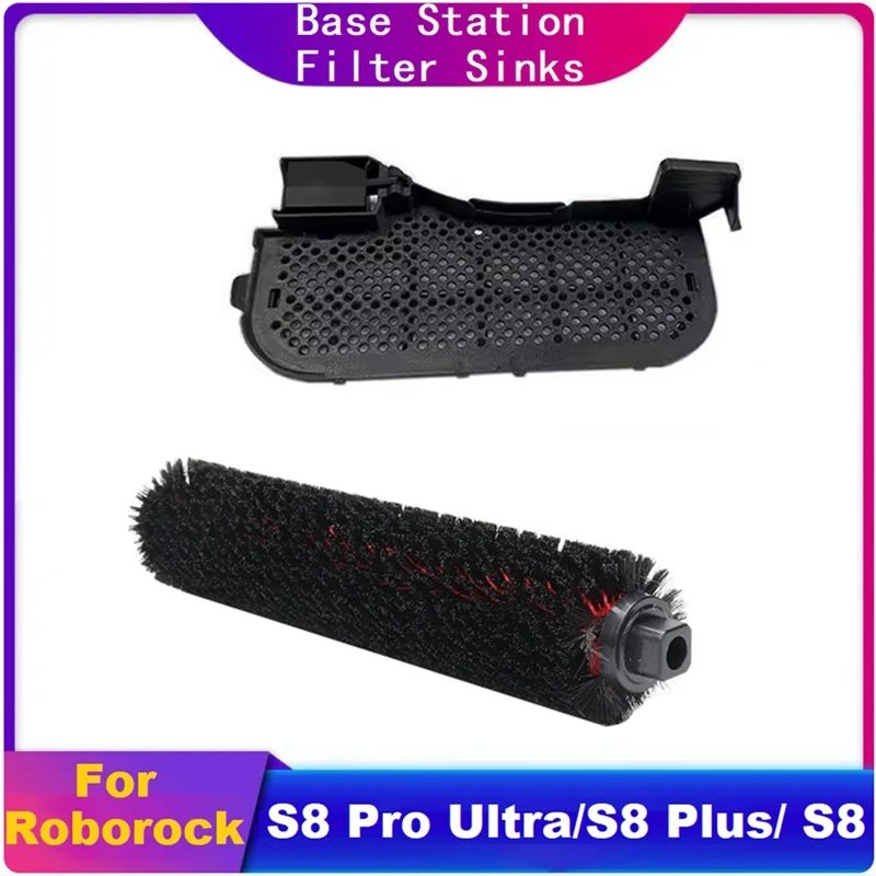 Acessórios De Vácuo Robô Para Roborock S8 Pro Ultra/S8 Plus Filtro De Escova Autolimpante