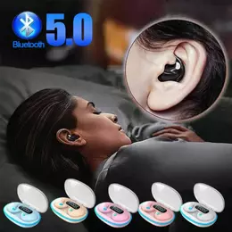 X55 Fones De Ouvido Invisíveis TWS Sem Fio Bluetooth HiFi Estéreo Com Redução De Ruído ENC À Prova D'água Longa Reproduç