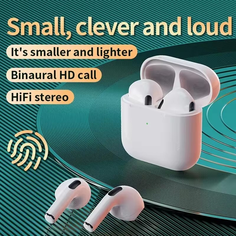 PDP Gem Pro 4 Fones De Ouvido Sem Fio Bluetooth TWS De Longa Duração Portáteis Para Jogos Esportivos HiFi Smartphones Es