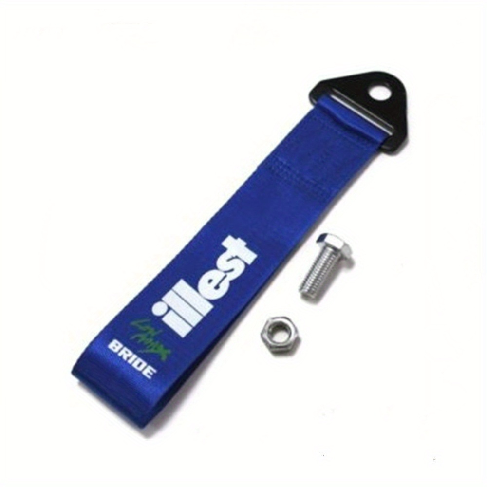 Correia De Reboque De Nylon De Alta Resistência : Cordas Universais De Corrida De Carros Para Automático E Pára-Choques 