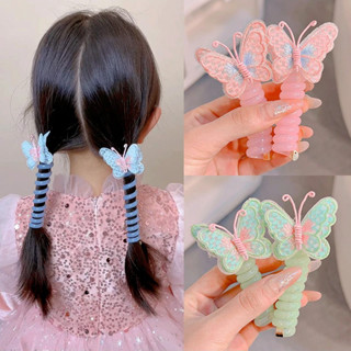 Cabeleireiro Feminino Estilo Coreano Para Crianças Com Laço Colorido O Cabelo De Festa De Férias De Alta Qualidade em Oferta na Shopee