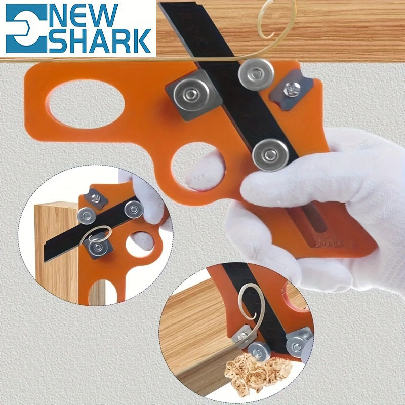 1pc Manual Edge Banding Trimmer, Ferramenta de Corte de Borda de Veneer, Plaina de Chanfro de Carpintaria, Plaina