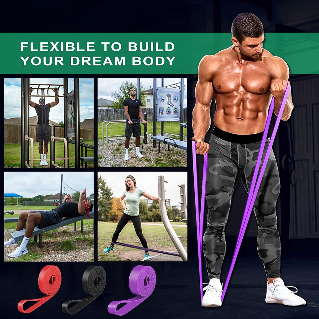 Conjunto De Cinto Auxiliar Pull-Up-Corda Elástica De Treinamento De Resistência Para Fitness Interno