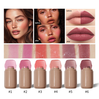 Pocket Blush Natural Lip And Cheek Creme De Dupla Utilização Leve Acabamento Brilhante