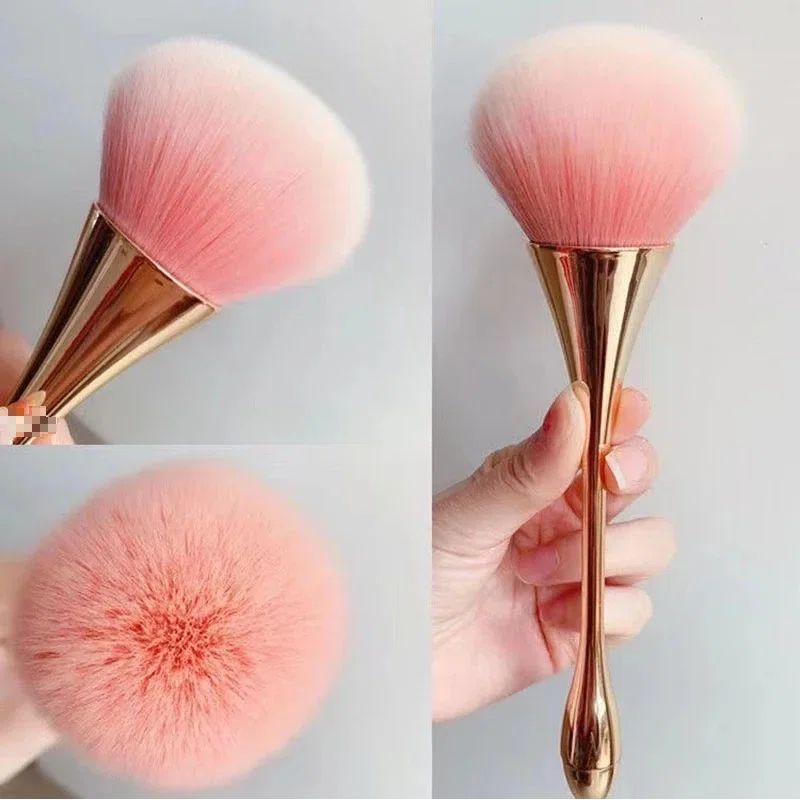 1 Pçs Escova Da Arte Do Prego Remoção De Poeira Para Beleza Blush Pó Moda Gel Ferramentas