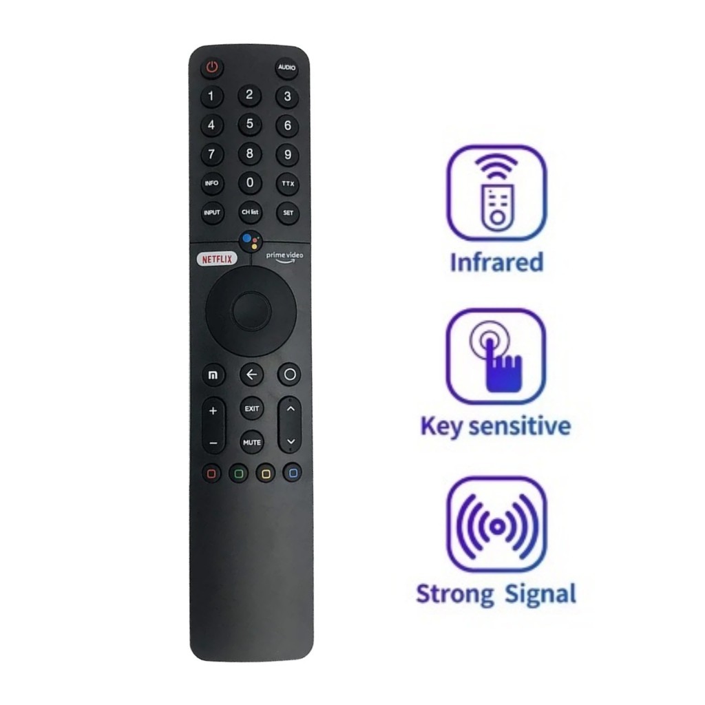 Controle remoto de voz Bluetooth XMRM-19 para Xiaomi MI P1 Q1 TV Android Intelig