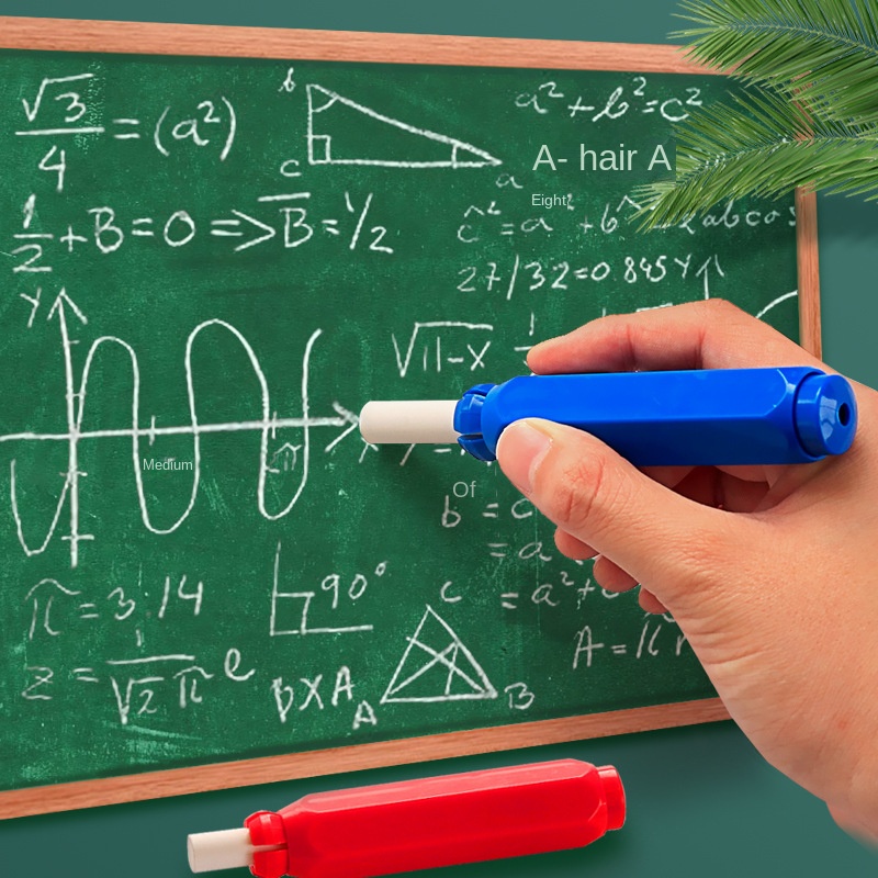 Nova Caixa de Giz com Prendedor Magnético, Sem Poeira, Sem Sujeira, Aperto de Mão, Automática para Professores
