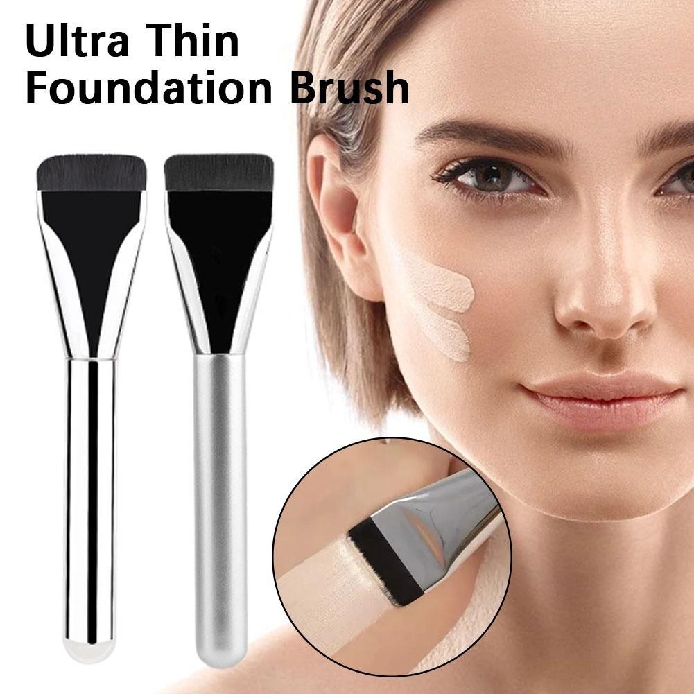 Pincel De Base Ultrafino , 1 Peça , Corretivo Sem Rastros , Contorno , Ferramenta Facial Precisa Maquiagem