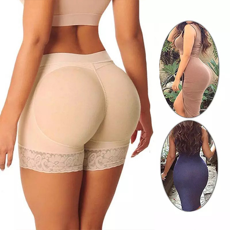 Calcinha modeladora com enchimento - Levantador de bumbum e realçador de quadril para mulheres