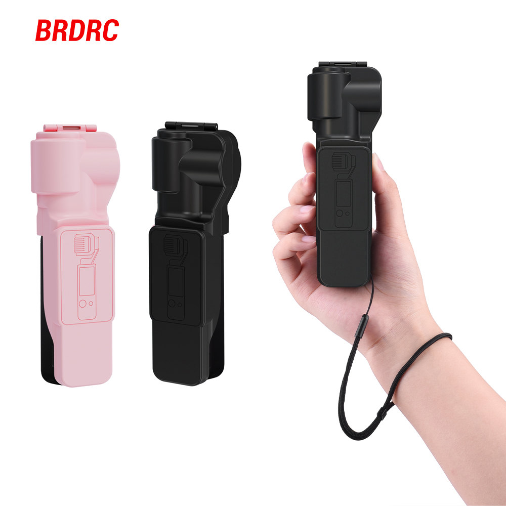BRDRC Tampa da Lente para Câmera DJI Osmo Pocket 3 Protetora de Tela Carcaça Antiscratch Estojo Acessório para Gimbal