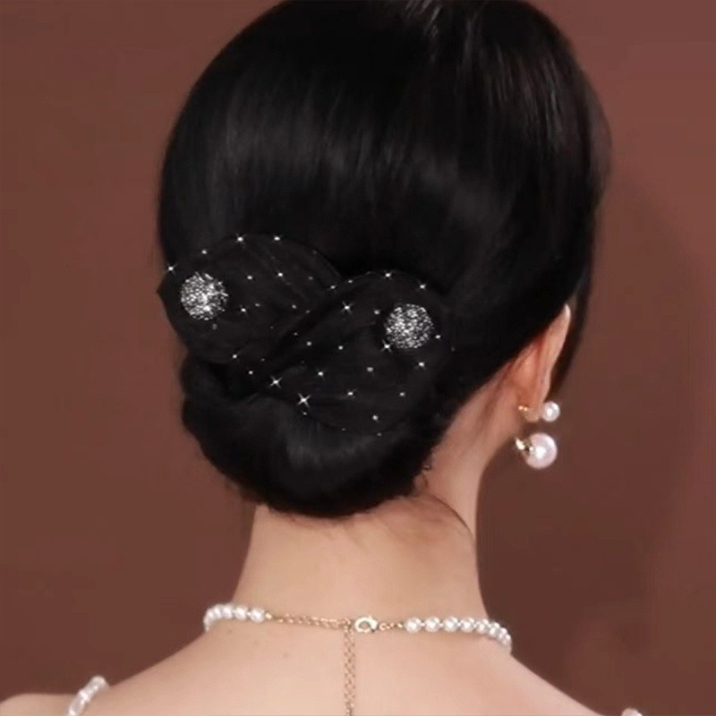 Novo Faixa Minimalista para Mulheres - Acessório de Cabelo com Clip em Forma de Penteado de Coque