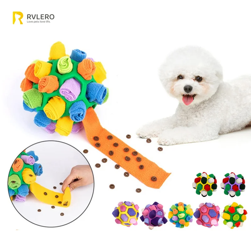 Bola de brinquedo interativa quebra-cabeça com aroma para cães, comedouro lento portátil, bola oca multifuncional,