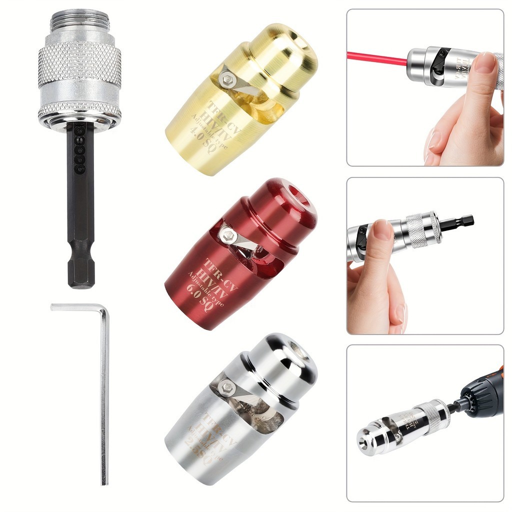  Conjunto de Alicates Descascadores de Fios Elétricos com Chave para Furadeira Cabo de Descascar Ferramenta Rotativa