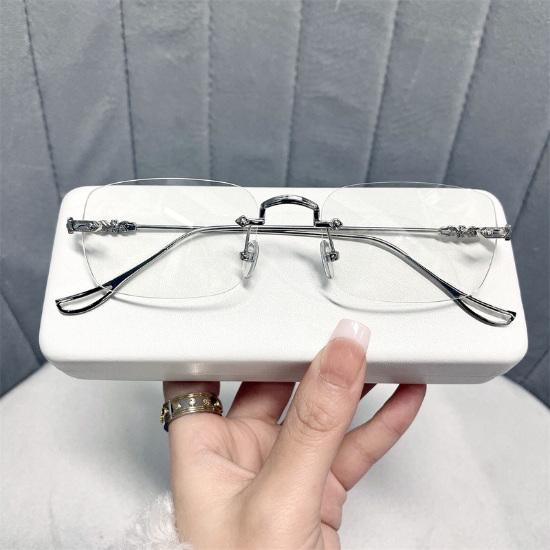 Óculos De Bloqueio De Luz Azul Anti-Radiação Sem Aro Lentes De Transição Para Computador Unissex Proteção Ocular