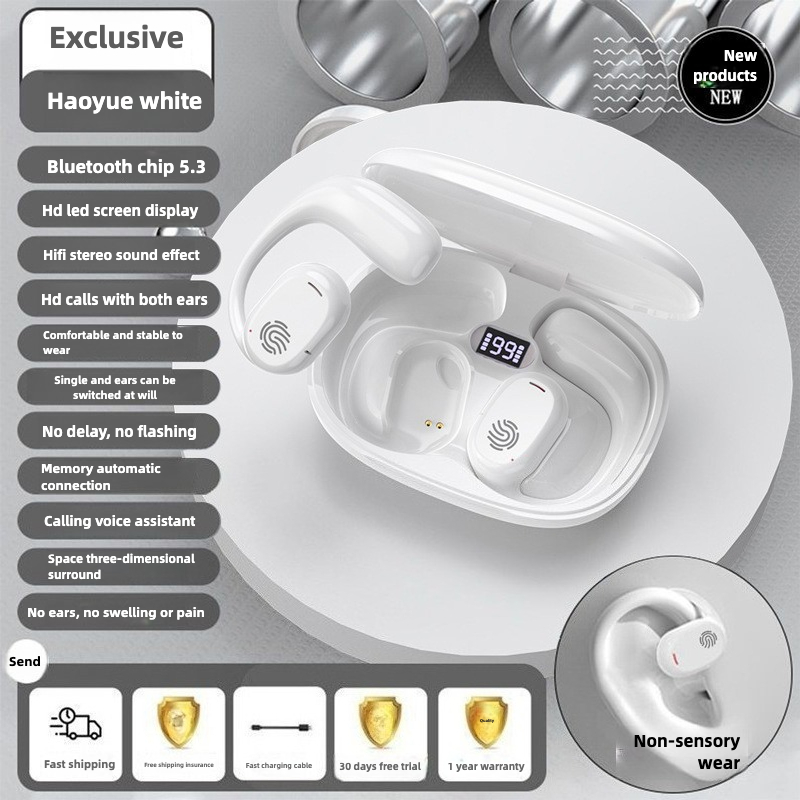 Fones de Ouvido GT280 À Prova D'Água, Fones de Ouvido Estéreo HiFi, Qualidade de Som Alta, Fones de Ouvido Pendurados