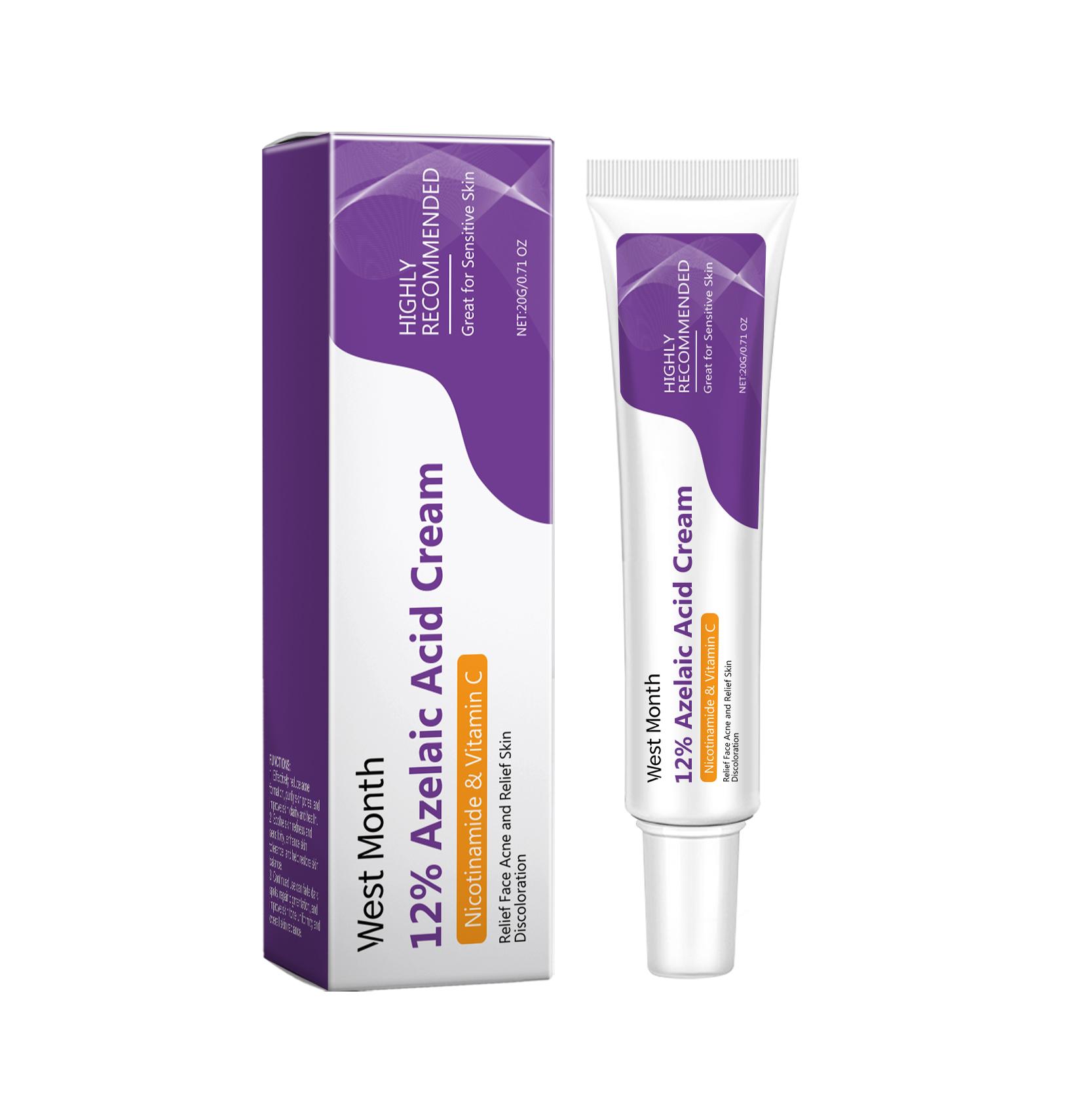Creme Facial Ácido Azelaico Niacinamida Vitamina C