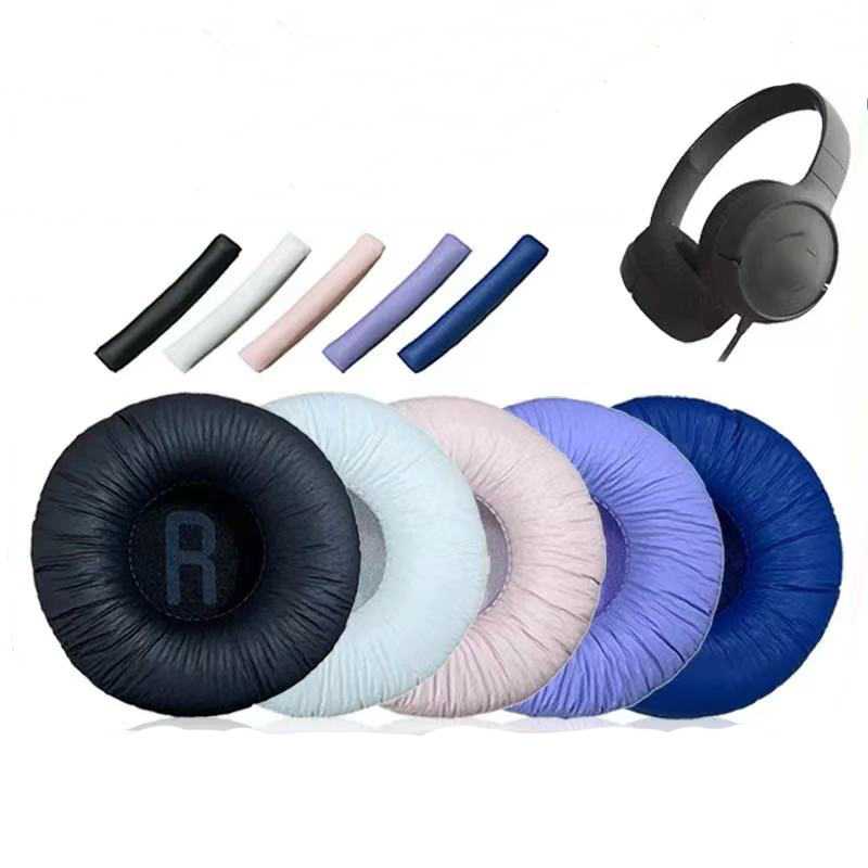 Almofadas De Substituição Para JBL Tune 600 T450 T450BT T500BT JR300BT 70mm Almofada De Couro Macio Pro