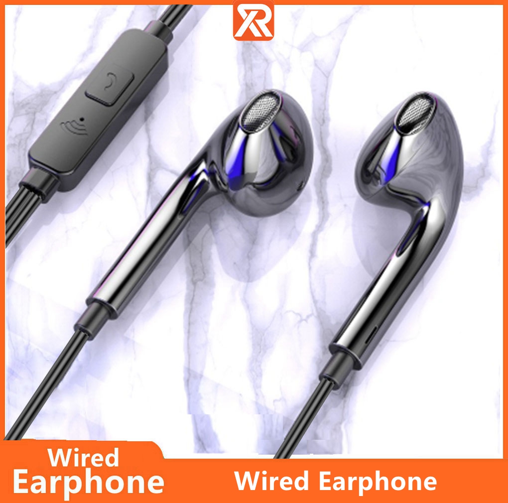 XINRAN Fones De Ouvido Com Fio Cancelamento De Ruído Intra-Auriculares Para Smartphones