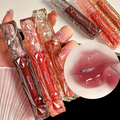 Lip Glaze Cor Hidratante Duradouro Não-Desbotamento Cosméticos Labiais Femininos Impermeáveis